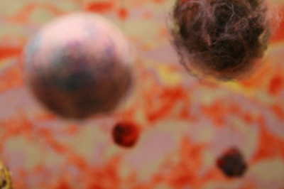 the pink and teal one