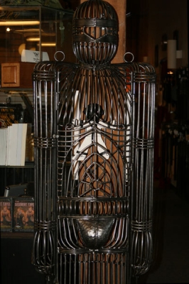 Flat Stanley's in the man-cage!