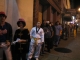 waiting in line