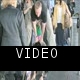 Leapfrog on a crowded sidewalk