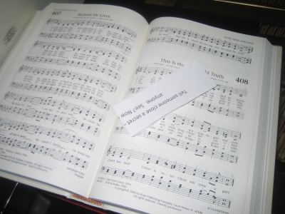 fortune in a hymnal