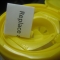 fortune in a Lysol wipe container
