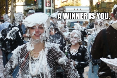 Pie for the win. Pie for the win.