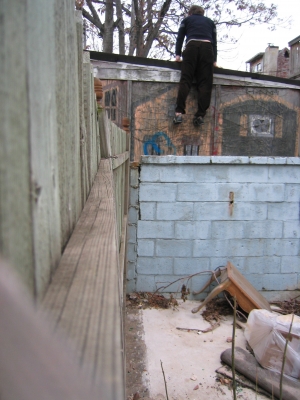 wall climb, gap leap, roof 2