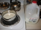 heating the milk