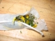 the mixture in the tea bag