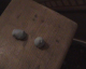 2 lumps of bluetac