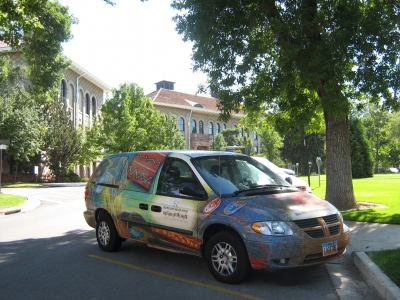the van