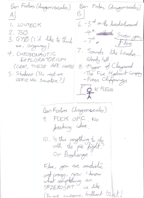 Ben's Audio Test Answers