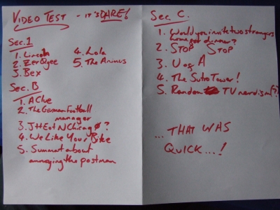 Haberley's Visual Test Answers