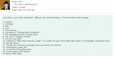 Loki's Visual Test Answers