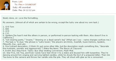 Loki's Audio Test Answers