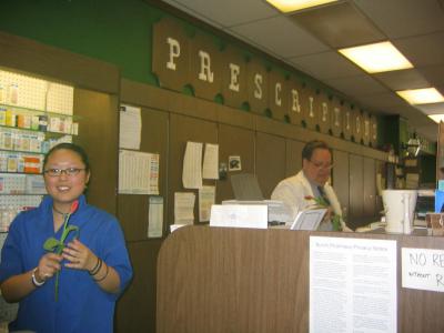 At the pharmacy