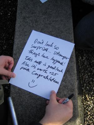 note for plane note for plane