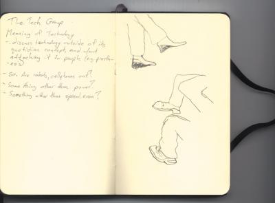 drawing of feet