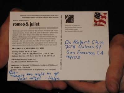 postcard close