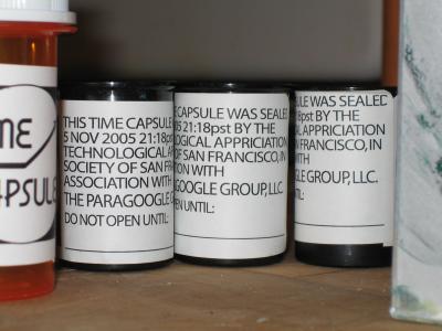 labels on the small capsules