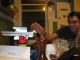 sean puts his computer in a precarious place
