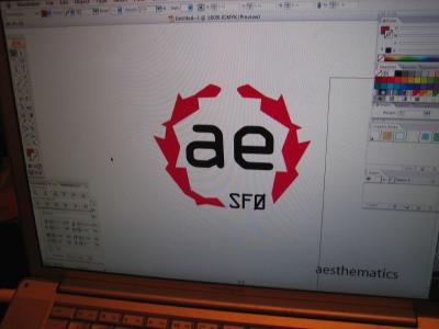 new ae logo in illustrator