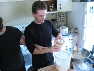 making pancakes making pancakes