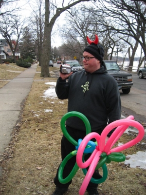 spun lepton, devil with a camera