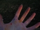 stained hands