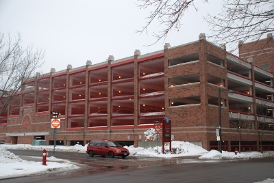 Parking across the street