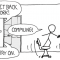 Part of a comic about compiling