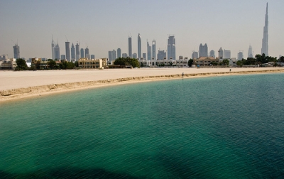 The skyline of Dubai