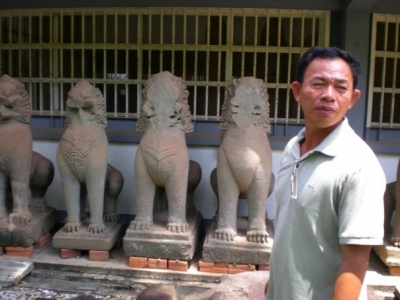 The government official who kept watch on us. Not a friendly fellow. 