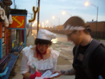 Headband, backpack: marks of a winner