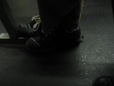 Sean's foot.