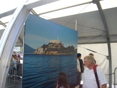 In front of this backdrop