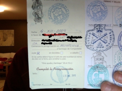 Credencial del Peregrino Credencial del Peregrino