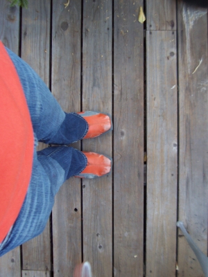 Orange Shoes Orange Shoes