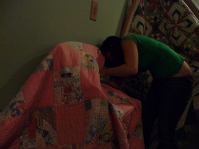 Stained glass hallway cont'd