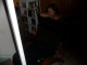 Get the chair up the stairs