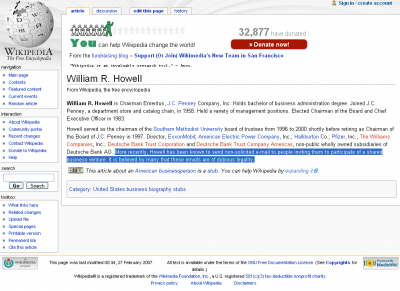 William Howell - Notorious Spammer!