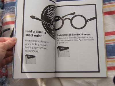 Wait - yellow pages? Wait - yellow pages?