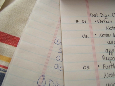 Keeping track of the artifacts