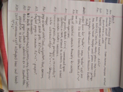 This list is sideways!