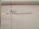 The list for Area A