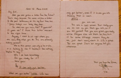 The Letter: Click it to read it.