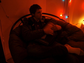 joe enjoyed the autoharp.