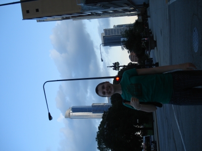 lisa got her shoes shined.