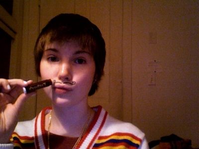 i stole some mustache wax, as well.