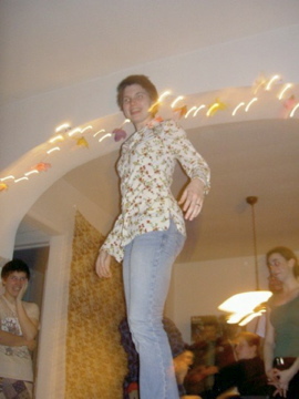 check out kristy's face... yeah...