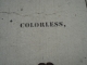 colorless,