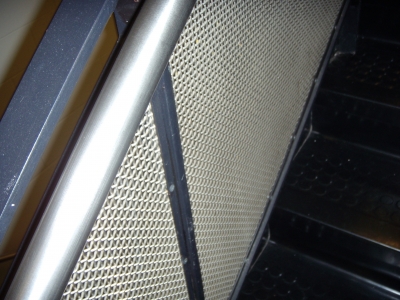 Stairs apparently have railings.