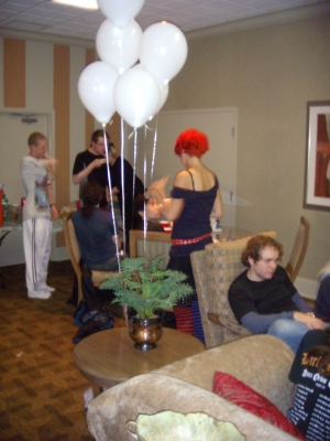 At the after-party